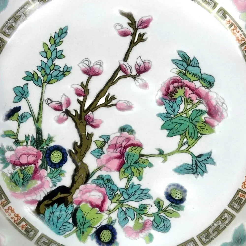 John Maddock & Sons LTD England Vintage 40's 'Indian Tree' Coupe Soup Bowl-Rare